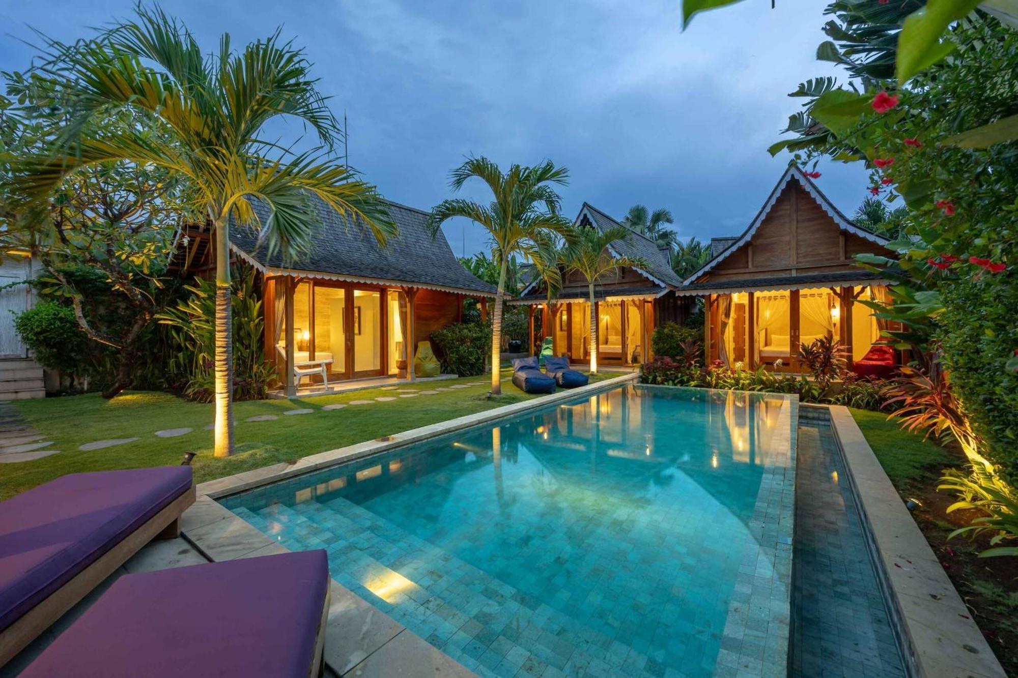 Villa Du Bah - Family Gateway 3Br Villa 12Min To Beach With Private Pool And Parking Kerobokan Exterior foto